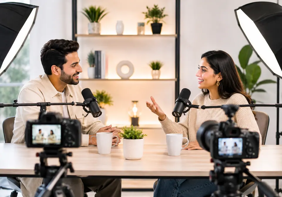 Podcast studio